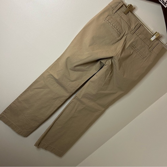 J. Crew Stretch City Fit Tan Khaki Pants women's 2 great preworn condition - Picture 4 of 9